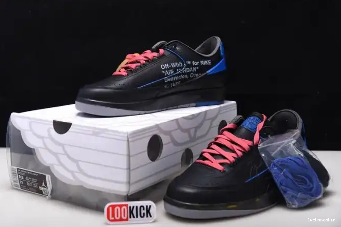 Rep LUCY Retro Low Off-White Black 2 DJ4375-004 SP Blue Jordan 0506